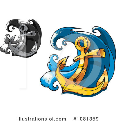 Royalty-Free (RF) Anchor Clipart Illustration by Vector Tradition SM - Stock Sample #1081359