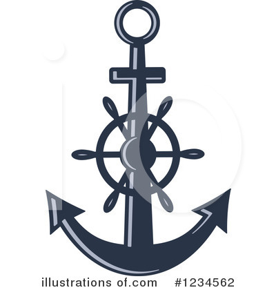 Royalty-Free (RF) Anchor Clipart Illustration by Vector Tradition SM - Stock Sample #1234562