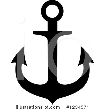 Royalty-Free (RF) Anchor Clipart Illustration by Vector Tradition SM - Stock Sample #1234571