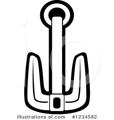 Royalty-Free (RF) Anchor Clipart Illustration by Vector Tradition SM - Stock Sample #1234582
