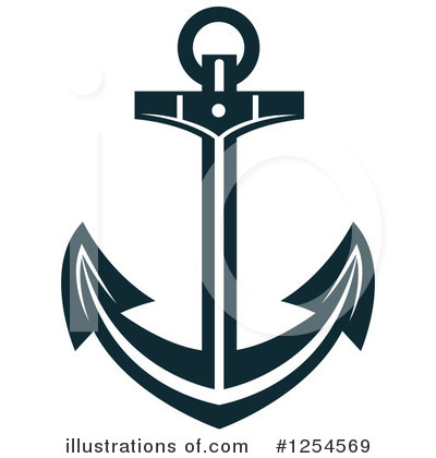 Royalty-Free (RF) Anchor Clipart Illustration by Vector Tradition SM - Stock Sample #1254569