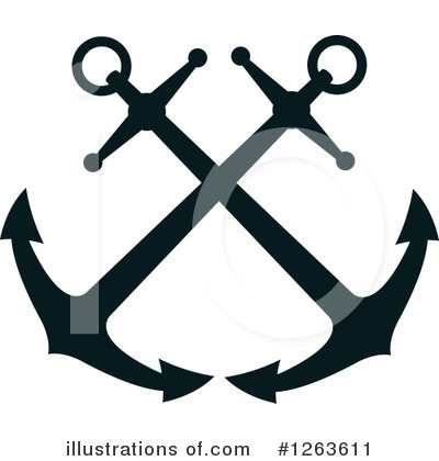 Royalty-Free (RF) Anchor Clipart Illustration by Vector Tradition SM - Stock Sample #1263611