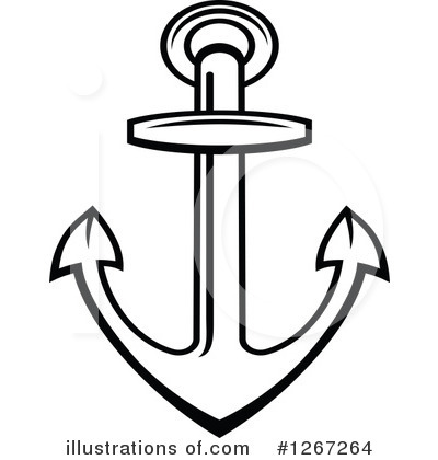 Royalty-Free (RF) Anchor Clipart Illustration by Vector Tradition SM - Stock Sample #1267264