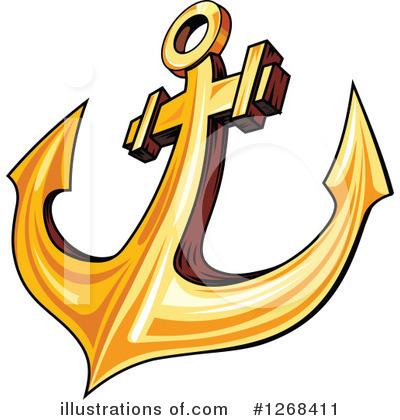 Royalty-Free (RF) Anchor Clipart Illustration by Vector Tradition SM - Stock Sample #1268411
