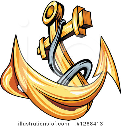 Royalty-Free (RF) Anchor Clipart Illustration by Vector Tradition SM - Stock Sample #1268413