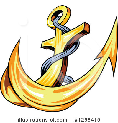 Royalty-Free (RF) Anchor Clipart Illustration by Vector Tradition SM - Stock Sample #1268415