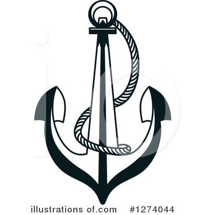 Royalty-Free (RF) Anchor Clipart Illustration by Vector Tradition SM - Stock Sample #1274044