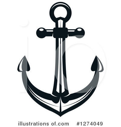 Royalty-Free (RF) Anchor Clipart Illustration by Vector Tradition SM - Stock Sample #1274049