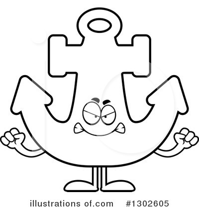 Royalty-Free (RF) Anchor Clipart Illustration by Cory Thoman - Stock Sample #1302605