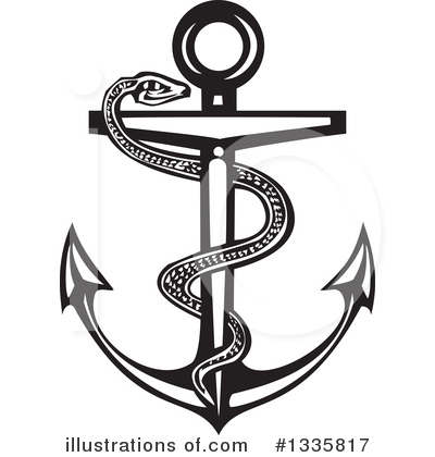 Royalty-Free (RF) Anchor Clipart Illustration by xunantunich - Stock Sample #1335817