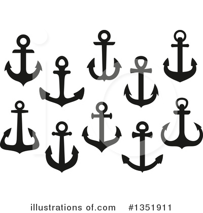 Royalty-Free (RF) Anchor Clipart Illustration by Vector Tradition SM - Stock Sample #1351911