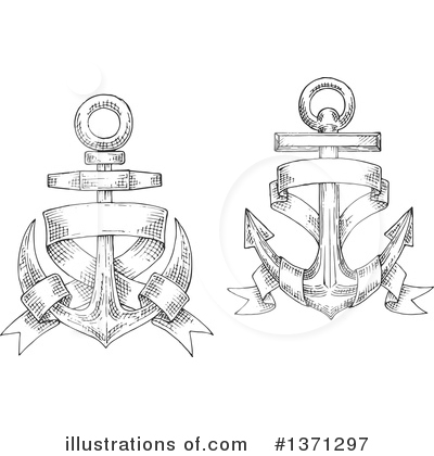 Royalty-Free (RF) Anchor Clipart Illustration by Vector Tradition SM - Stock Sample #1371297