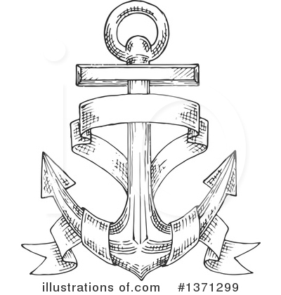 Royalty-Free (RF) Anchor Clipart Illustration by Vector Tradition SM - Stock Sample #1371299