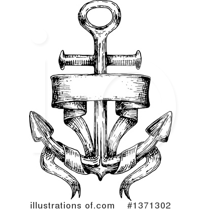 Royalty-Free (RF) Anchor Clipart Illustration by Vector Tradition SM - Stock Sample #1371302