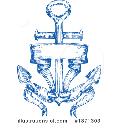Royalty-Free (RF) Anchor Clipart Illustration by Vector Tradition SM - Stock Sample #1371303