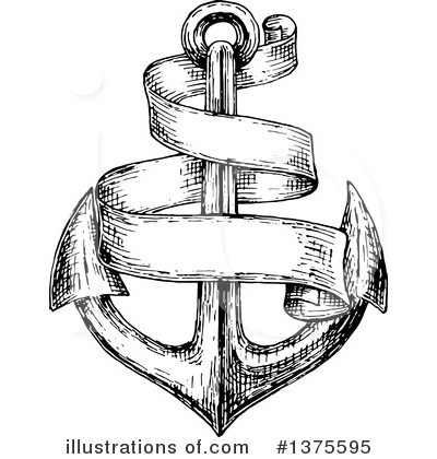 Royalty-Free (RF) Anchor Clipart Illustration by Vector Tradition SM - Stock Sample #1375595