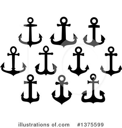 Royalty-Free (RF) Anchor Clipart Illustration by Vector Tradition SM - Stock Sample #1375599