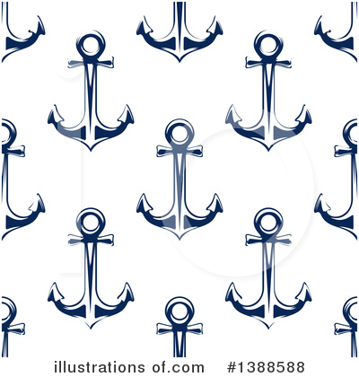 Royalty-Free (RF) Anchor Clipart Illustration by Vector Tradition SM - Stock Sample #1388588