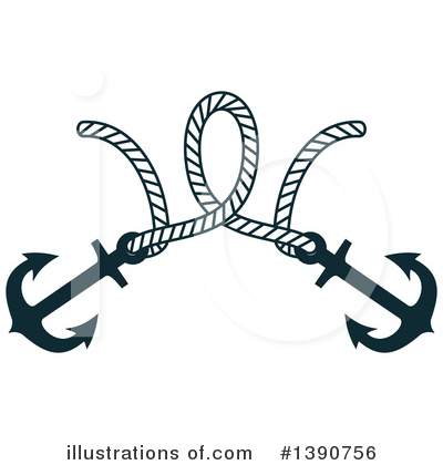 Royalty-Free (RF) Anchor Clipart Illustration by Vector Tradition SM - Stock Sample #1390756