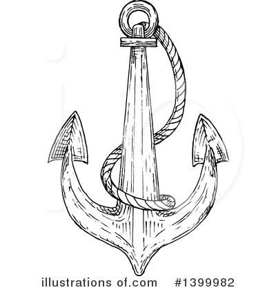 Royalty-Free (RF) Anchor Clipart Illustration by Vector Tradition SM - Stock Sample #1399982