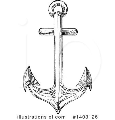 Royalty-Free (RF) Anchor Clipart Illustration by Vector Tradition SM - Stock Sample #1403126