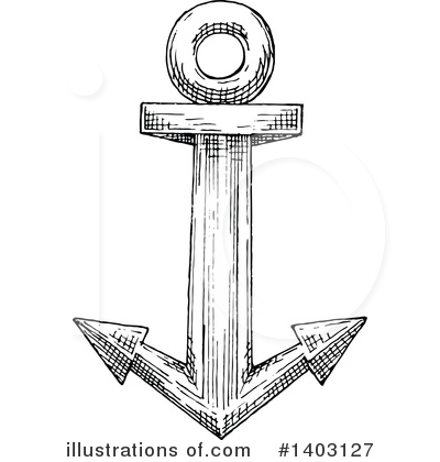 Royalty-Free (RF) Anchor Clipart Illustration by Vector Tradition SM - Stock Sample #1403127