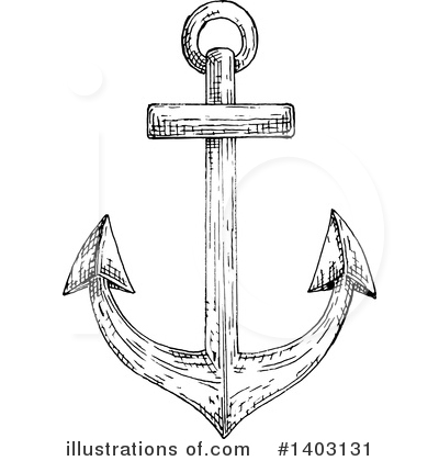Royalty-Free (RF) Anchor Clipart Illustration by Vector Tradition SM - Stock Sample #1403131