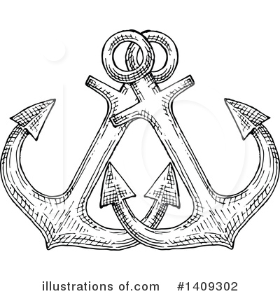 Royalty-Free (RF) Anchor Clipart Illustration by Vector Tradition SM - Stock Sample #1409302