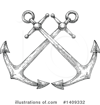 Royalty-Free (RF) Anchor Clipart Illustration by Vector Tradition SM - Stock Sample #1409332
