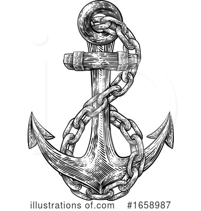 Royalty-Free (RF) Anchor Clipart Illustration by AtStockIllustration - Stock Sample #1658987