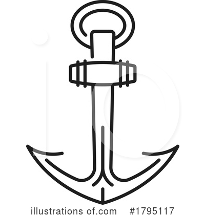 Royalty-Free (RF) Anchor Clipart Illustration by Vector Tradition SM - Stock Sample #1795117