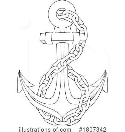 Royalty-Free (RF) Anchor Clipart Illustration by AtStockIllustration - Stock Sample #1807342