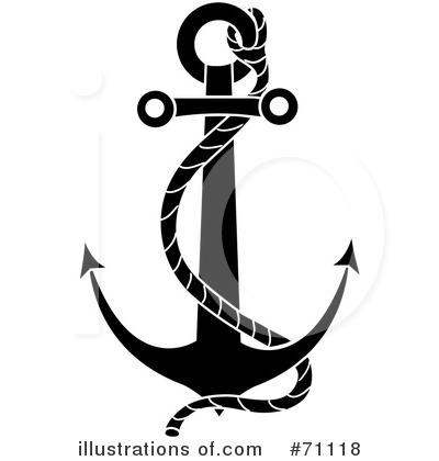 Royalty-Free (RF) Anchor Clipart Illustration by Pams Clipart - Stock Sample #71118