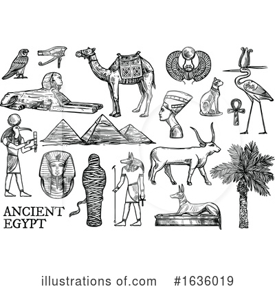 Royalty-Free (RF) Ancient Egypt Clipart Illustration by Vector Tradition SM - Stock Sample #1636019