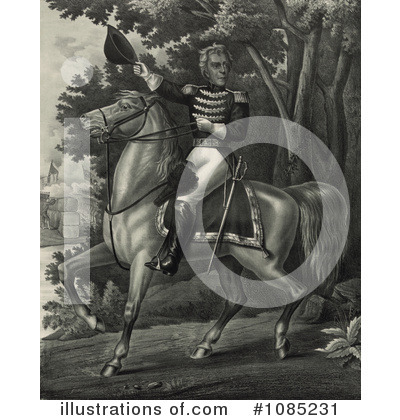 Royalty-Free (RF) Andrew Jackson Clipart Illustration by JVPD - Stock Sample #1085231