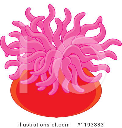 Royalty-Free (RF) Anemone Clipart Illustration by Alex Bannykh - Stock Sample #1193383