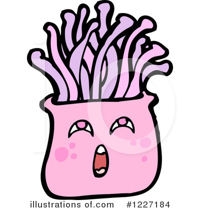 Royalty-Free (RF) Anemone Clipart Illustration by lineartestpilot - Stock Sample #1227184