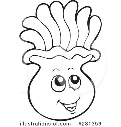 Sea Anemone Clipart #231356 by visekart
