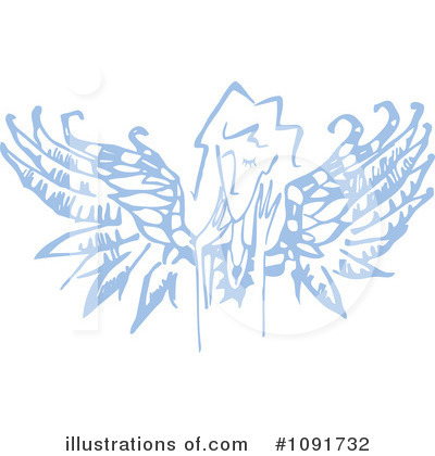 Royalty-Free (RF) Angel Clipart Illustration by Steve Klinkel - Stock Sample #1091732