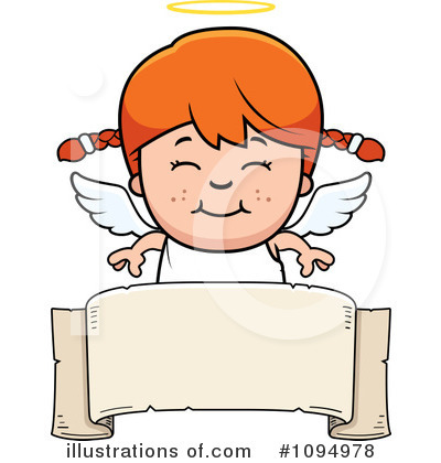 Royalty-Free (RF) Angel Clipart Illustration by Cory Thoman - Stock Sample #1094978