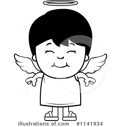 Royalty-Free (RF) Angel Clipart Illustration by Cory Thoman - Stock Sample #1141934
