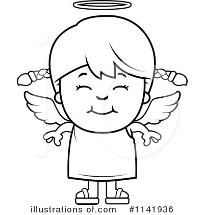 Royalty-Free (RF) Angel Clipart Illustration by Cory Thoman - Stock Sample #1141936