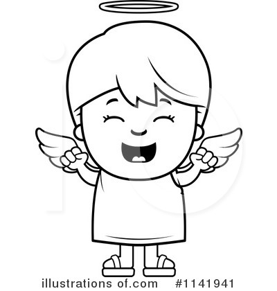 Royalty-Free (RF) Angel Clipart Illustration by Cory Thoman - Stock Sample #1141941