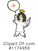 Angel Clipart #1174959 by lineartestpilot