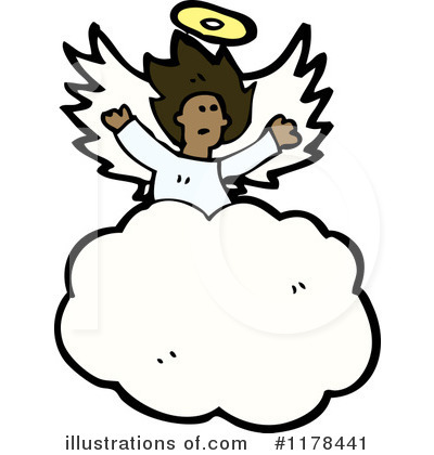 Royalty-Free (RF) Angel Clipart Illustration by lineartestpilot - Stock Sample #1178441