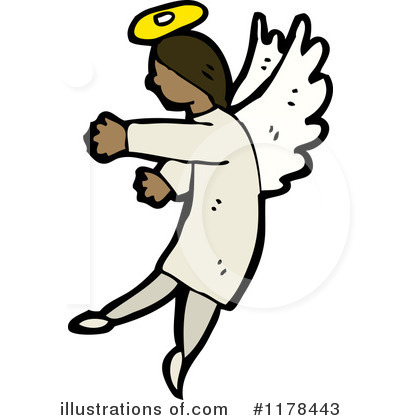 Royalty-Free (RF) Angel Clipart Illustration by lineartestpilot - Stock Sample #1178443