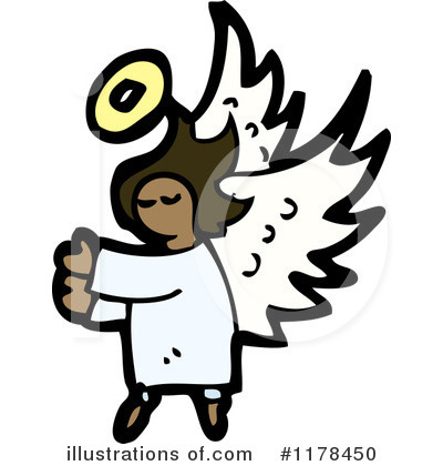 Royalty-Free (RF) Angel Clipart Illustration by lineartestpilot - Stock Sample #1178450