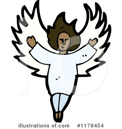 Royalty-Free (RF) Angel Clipart Illustration by lineartestpilot - Stock Sample #1178454