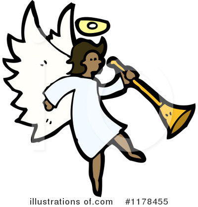 Royalty-Free (RF) Angel Clipart Illustration by lineartestpilot - Stock Sample #1178455