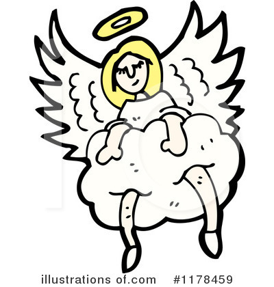 Royalty-Free (RF) Angel Clipart Illustration by lineartestpilot - Stock Sample #1178459